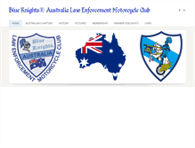 Tablet Screenshot of blueknightsaustralia.org